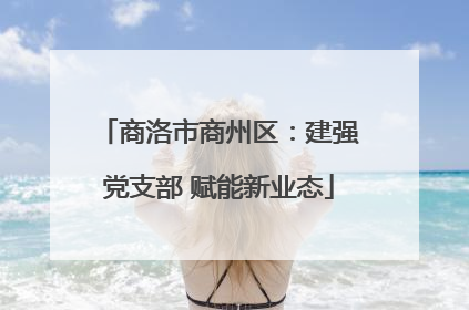 商洛市商州区：建强党支部 赋能新业态